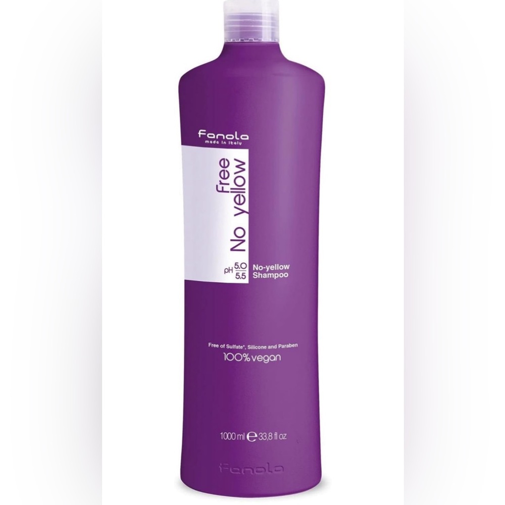 1x Fanola No Yellow Shampoo liter (33oz total)